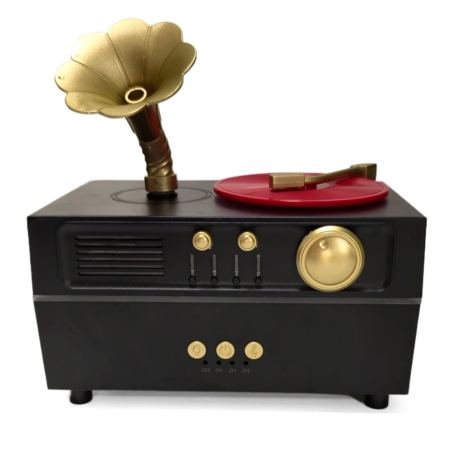 Retro Harmony Phonograph: Aromatherapy Diffuser & Bluetooth Speaker - Cirrus Haus